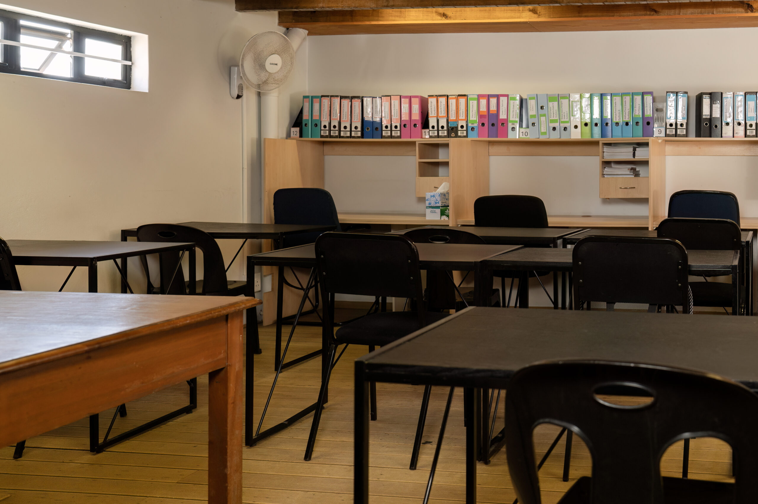 classroom at learning centre of hope